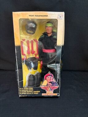 Night Paratrooper , Rapid Deployment Force , Military 12" BOX IS DAMAGED